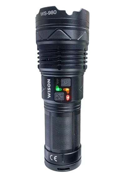 Profesyonel Zoomlu El Feneri 60w - 7000 Lümen - 13.200 Mah - Type C - Metal Gövde 5250