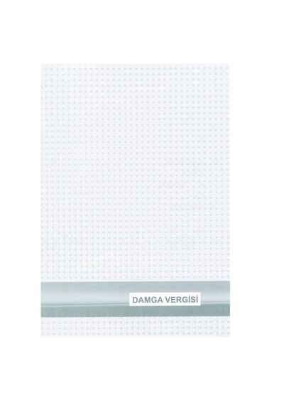 Yumuşak Kapak 25x35 Damga Vergisii Numaralı 40yaprak