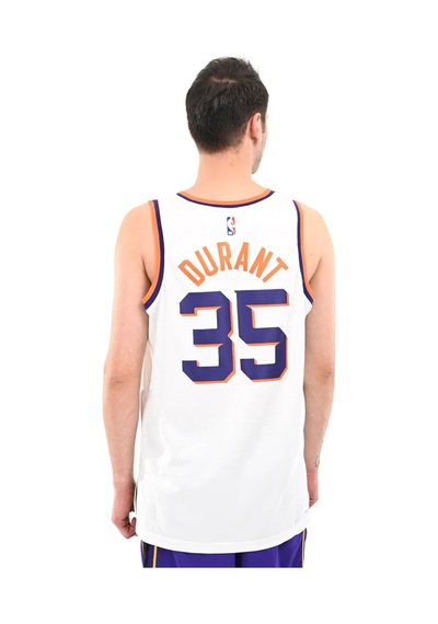 Nike Phoenix Suns Association Nba Basketbol Forması Erkek Baskılı Günlük Tişört Beyaz