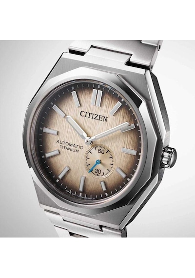 Citizen Zenshin 60 Super Titanium Small Seconds - Copper Nk5020-58p Otomatik Erkek Kol Saati Çok Renkli