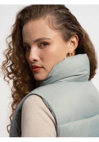 Loft Crop Kadın Yelek Mint Yeşili