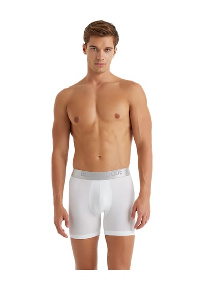 Blackspade Erkek Modal Elastan Boxer Silver 9303 Beyaz