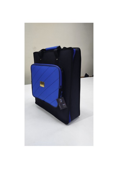 Cms 1000 Mikser İçin Uyumlu Soft Case Çanta Kılıf - Siyah Mavi.