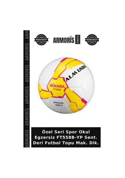 Özel Seri Spor Okul Egzersiz Ft558b-yp Sent. Deri Futbol Topu Mak. Dik. Çok Renkli