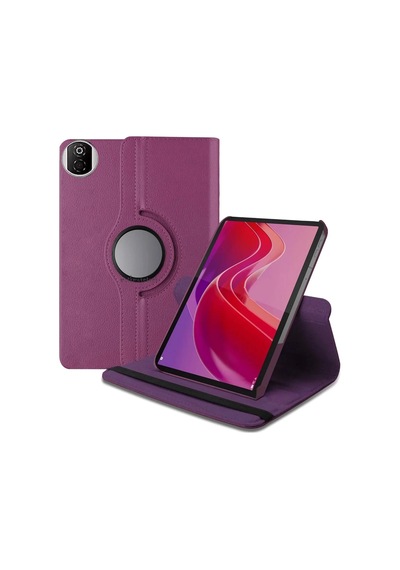 Cosmotex Newface Huawei Honor Pad X7 360 Tablet Deri Kılıf - Mor