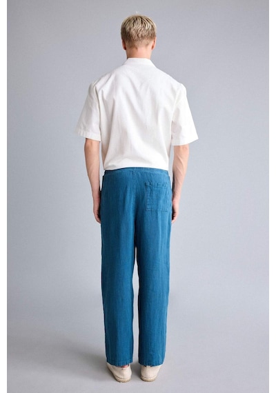 Defacto Premium Wide Leg Pantolon G0855ax26smın263 İndigo-ın263