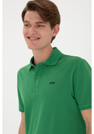 U.S. Polo Assn. Erkek Regular Fit Polo Yaka Yeşil Basic Tişört 50306007-VR054 U.S. Polo Assn. Erkek Regular Fit Polo Yaka Yeşil Basic Tişört 50306007-VR054