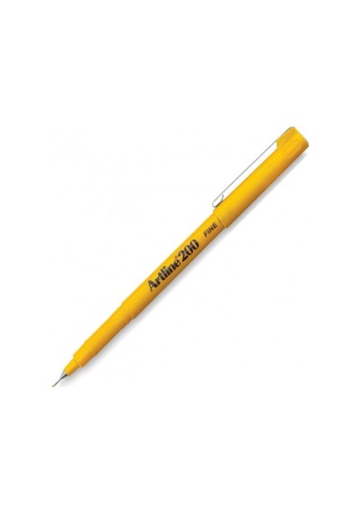 0.4 Mm Sarı 200 Fineliner Kalem