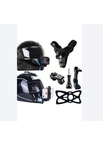 Motosiklet Kask Telefon Ve Kamera Tutucu