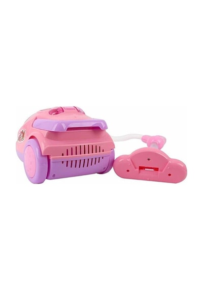 Can Ali Toys Oyuncak Pilli Elektrikli Şirin Süpürge Makinesi Ses Efektli Pembe