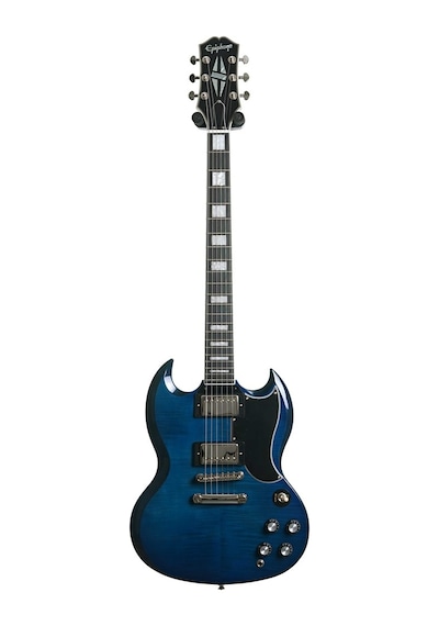 Epiphone Sg Custom Figured Elektro Gitar Viper Blue