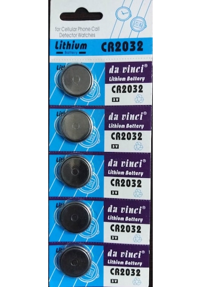 3 V Lityum Pil Cr-2032 5 Li Pil Setti 3 V Lityum Pil Cr-2032 5 Li Pil Setti