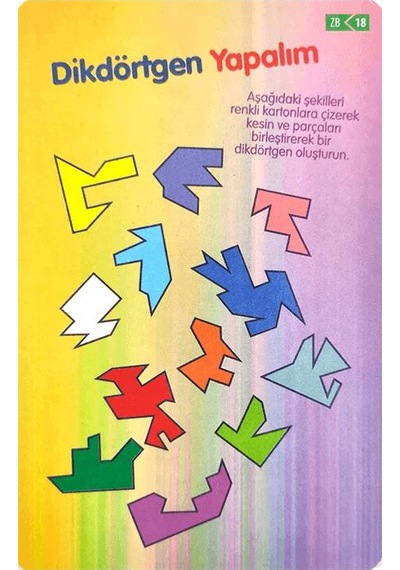 Zeka Bulmacaları Eğitici Oyun Kartları - Etkinlik Kartları