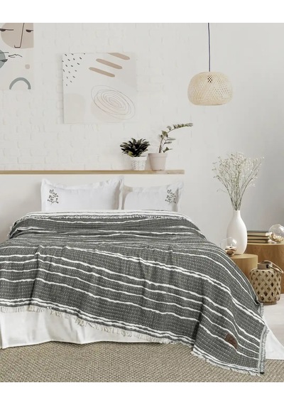 Şaheser Home Collection Yatak Örtüsü Seti Sera Haki Çok Renkli