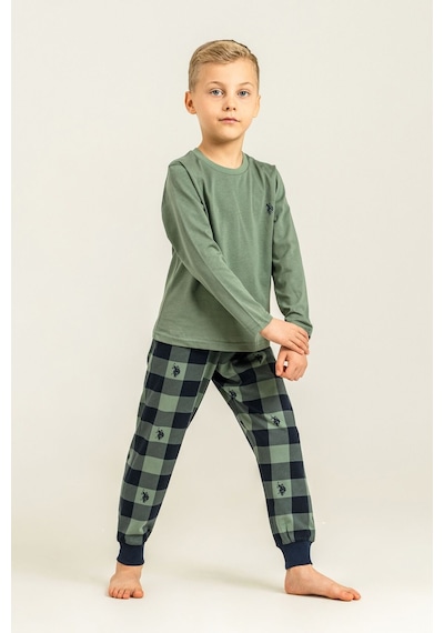 U.S. Polo Assn. Erkek Çocuk Pijama Takımı Baskılı Yeşil Uzun Kol Pijama Takımı Us2647-c-v2 Us2647-c-v2 U.S. Polo Assn. Erkek Çocuk Pijama Takımı Baskılı Yeşil Uzun Kol Pijama Takımı Us2647-c-v2 Us2647-c-v2