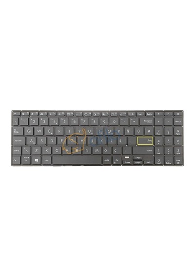 Asus F513ı, F513ıa, K513e Uyumlu Notebook Klavyesi, Tuş Takımı Siyah Tr Işıklı