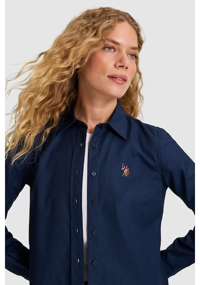 U.s. Polo Assn. Kadın Lacivert Gömlek Basic 50320186-vr033