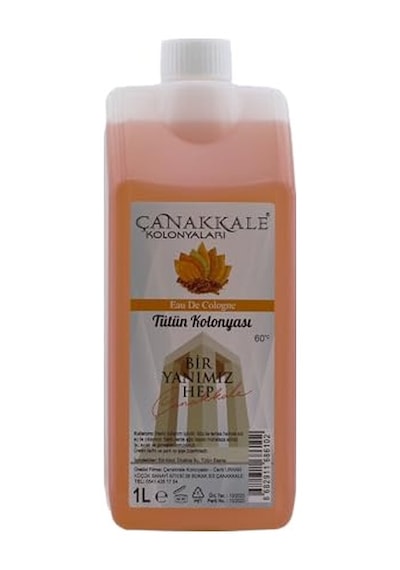 Tütün Kolonyası -1 Litre - Bidon Korumalı Kapak - Yeni Model