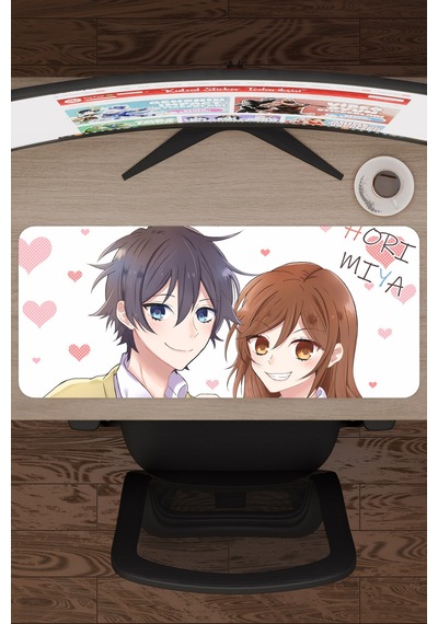 Horimiya Anime V2 - 70x30 Xl Gaming Kauçuk Kaymaz Taban Mouse Pad Fare Altlığı