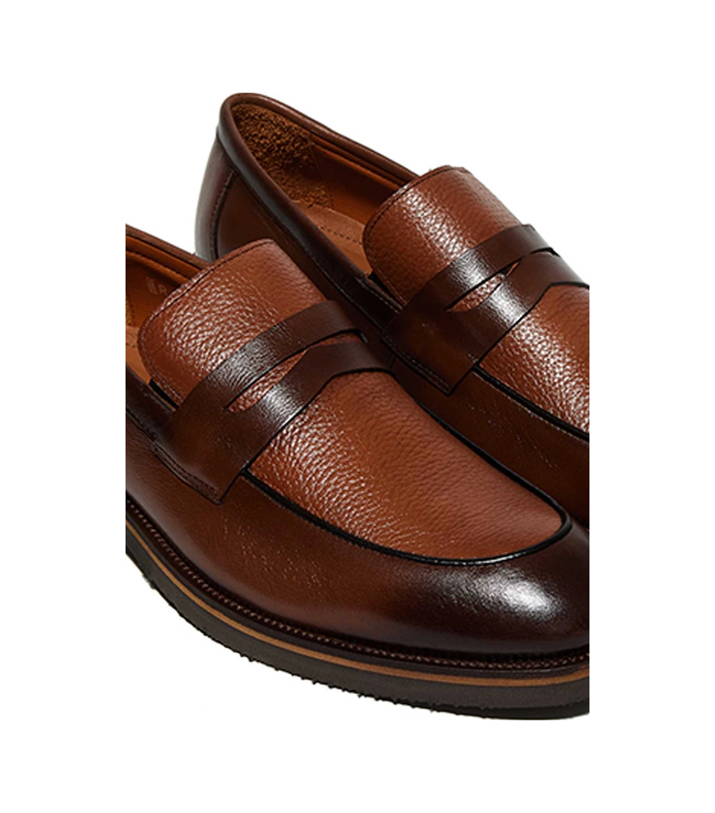Bestello Bağcıksız Eva Taban Loafer 331-66210 Erkek Ayakkabı Taba