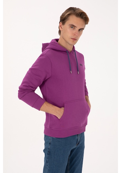 U.s. Polo Assn. Erkek Menekşe Sweatshirt 50295176-vr037 Menekse