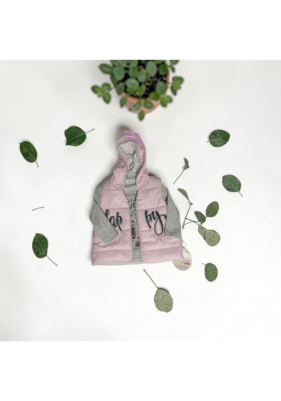Flovmix 3lü Takım Kız Çocuk Açık Gri - Pembe