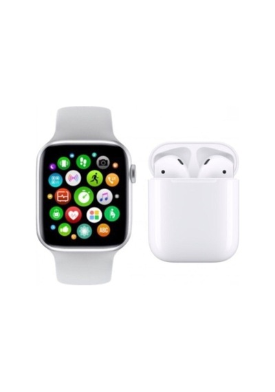 Akıllı Saat Smart Watch T500 + 12 Kablosuz Kulaklık 2 Li