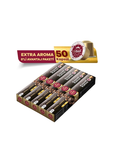 Anisah Extra Aroma Kapsül Kahve Nespresso Uyumlu 5 x 10'lu