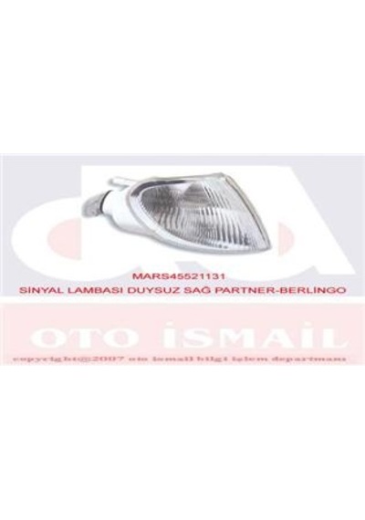 Mars- Sinyal Duysuz Sağ Partner-berlıngo 07/96-12/02 IS00-MARS 521131
