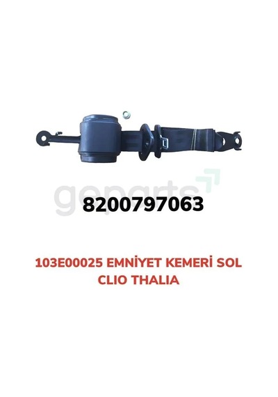 Emniyet Kemeri Otomatik Sol Clio - Thalia