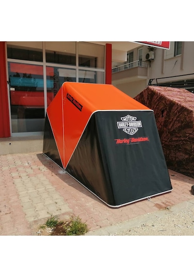 Portatif Motosiklet Garajı Su Geçirmez Garantili Kilit