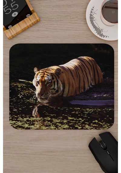 Karadeniz Kaplanı Kaymaz Dikişli Kauçuk Oyuncu Mousepad V5 - 22x18 Gaming Mouse Pad Fare Altlığı
