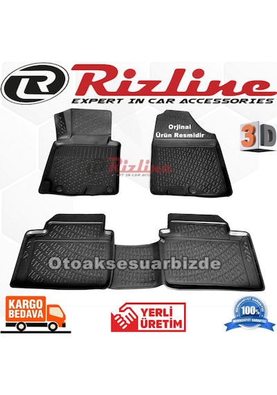 Kia Ceed 3D Paspas Havuzlu Siyah Stw 2012 - 2017 Arası Rizline