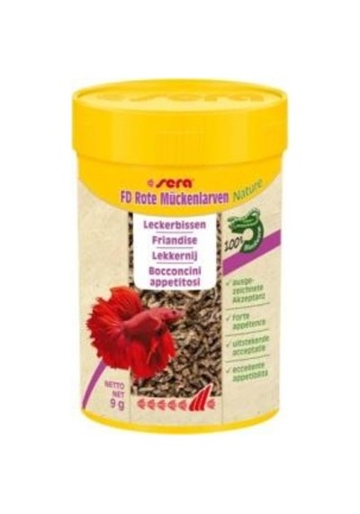 Sera Fd Bloodworms Nature 100ml / 9gr