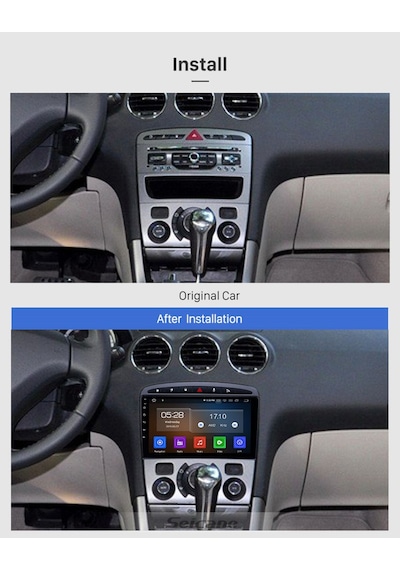 Peugeot 308 2008+ Uyumlu Multimedya Navigasyon Usb Kamera Carplayer