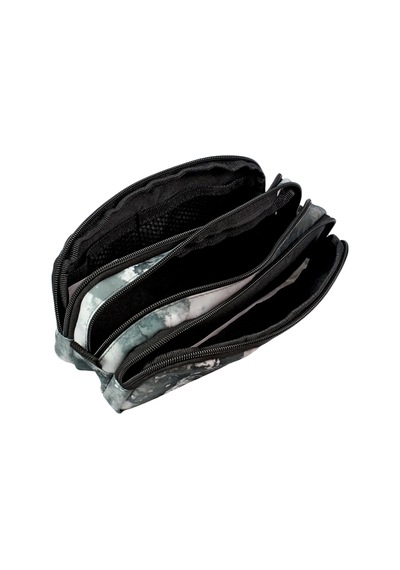 Jacbag Trıple Pouch-üç Bölmeli Kalem Kutusu Triple Pouch-gri Bulut renkli
