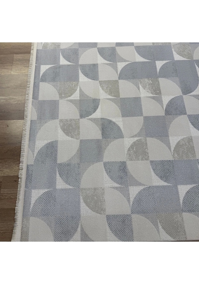 Hoom Rugs Grandy 5210 Vizon Kaymaz Pamuk Taban Modern Halı Vizon