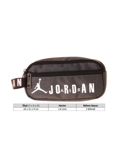 Jordan Air Cleveland Grey Erkek Çocuk Gri Kalemlik/kalem Kutusu - Q3171