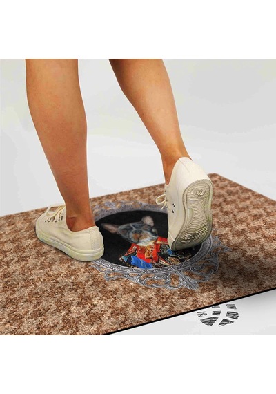 Tasarımlı Dekoratif Kapı Önü Paspas, Dış Mekan/ev İçi/banyo/mutfak/yatak Odası/giriş Paspasları Mr Buldog, Diğer
