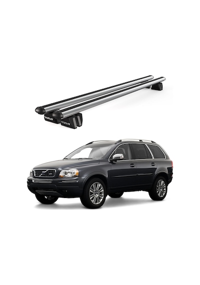 Pençe Volvo Xc90 2002-2015 Uyumlu Gri Ara Atkı Port Bagaj Tavan Barı