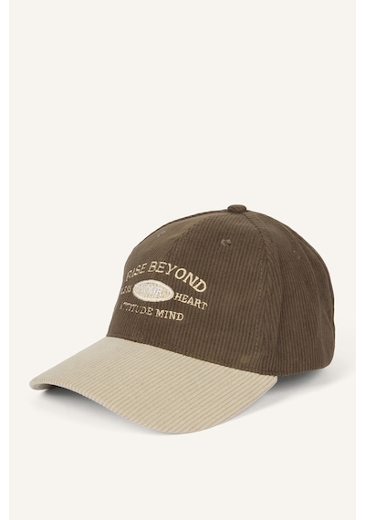 Defacto Erkek Fitilli Kadife Cap Şapka D5483ax26wngr2 Gri-gr2