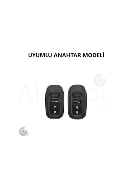 Honda Civic Accord Cr-v Hr-v Zr-v Titan Gri Tpu Anahtar Kılıfı