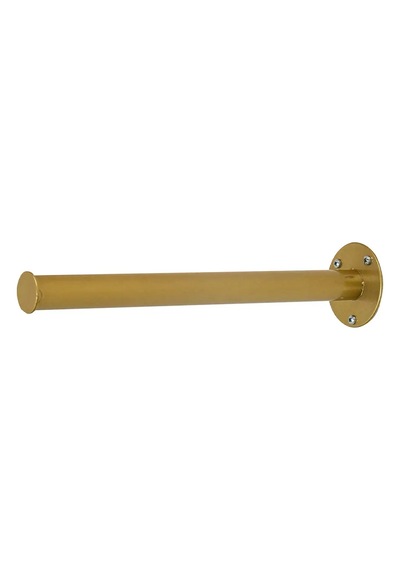 Solid Stylish Gold Metal Duvara Monte Askılık Gold