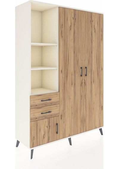 Hyperion Dolap 5 Raflı 2 Çekmeceli Tek Askılı 132x44x195 Aytaşı-çam/çam Atlas Çam/atlas Çam - Aytası Hyperion Dolap 5 Raflı 2 Çekmeceli Tek Askılı 132x44x195 Aytaşı-çam/çam Atlas Çam/atlas Çam - Aytası