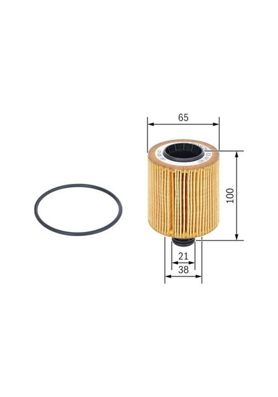 BOSCH F026407175 YAĞ FİLTRESİ BMW 1 BMW 2 BMW 3 BMW 4 BMW 5 BMW Z
