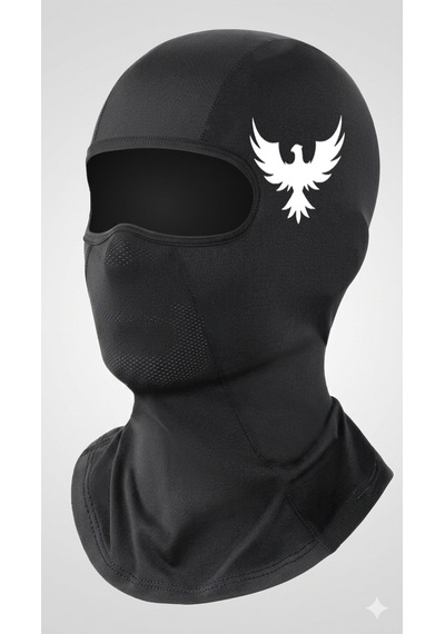 Flex Premium Reflektörlü Siyah Kar Maskesi Model 26 Balaklava Balaclava Motorsiklet Scooter Bisiklet Spor