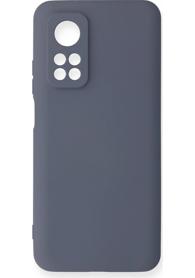 Newface - 516 - Xiaomi Mi 10t Kılıf Nano İçi Kadife Silikon - Edntrend - - Gri