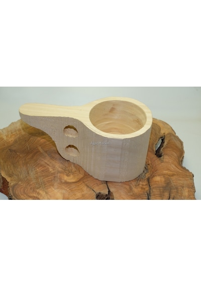 Kuksa Ayous Ağacı (Şekillendirilmiş-Delik Hazır)