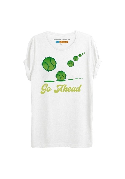 Noıssey Sarı Etiket Soha Tenis Temalı Baskılı T-shirt - W Ts20210001w Beyaz