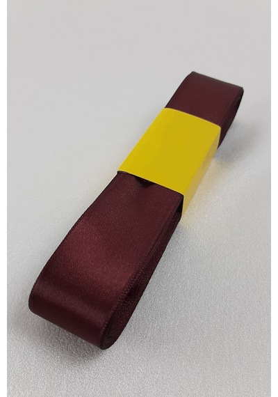 Bordo Renk Saten Kurdele 3 Cm